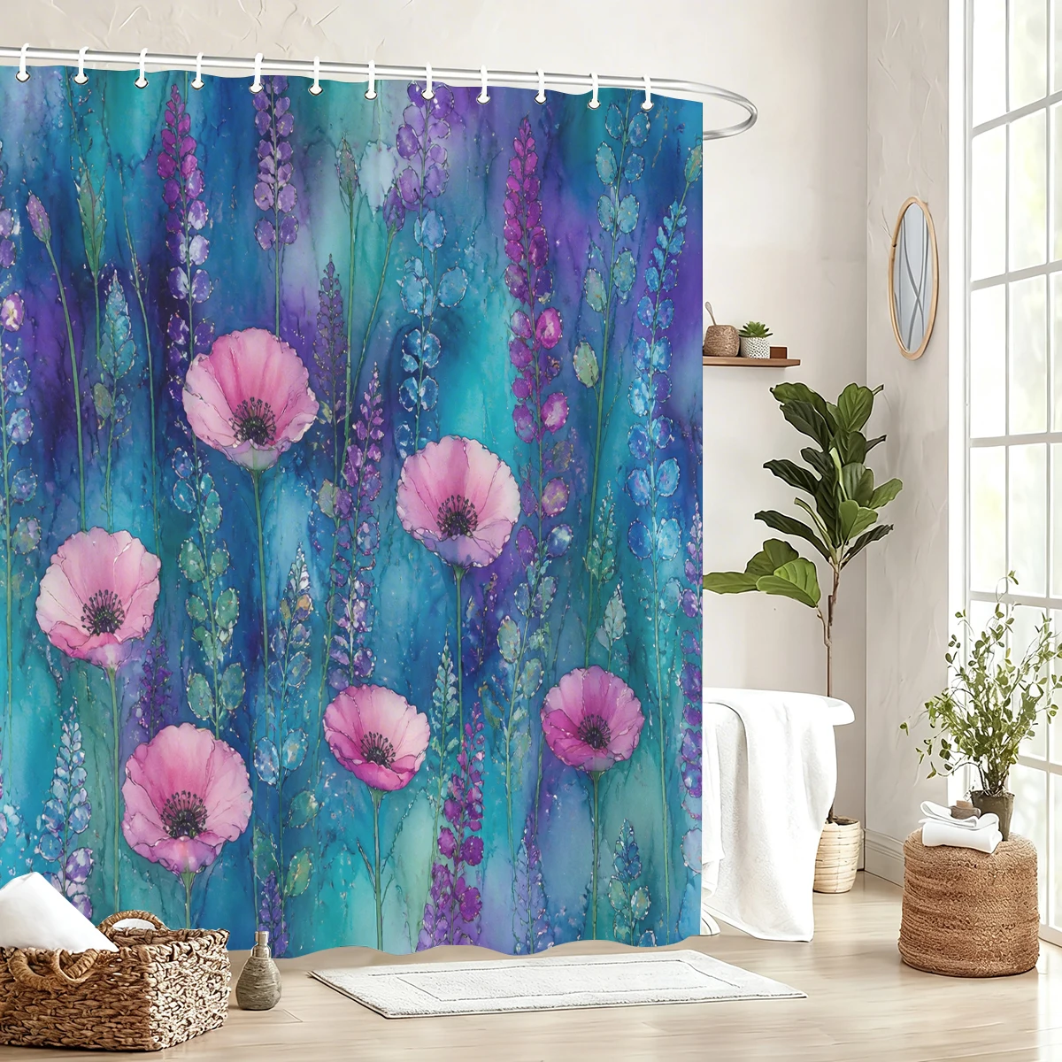 cortina-de-banheira-em-poliester-com-padrao-floral-artistico-decoracao-estilosa-para-banheiro-cortina-de-banheira-impressa-em-2d-para-casa