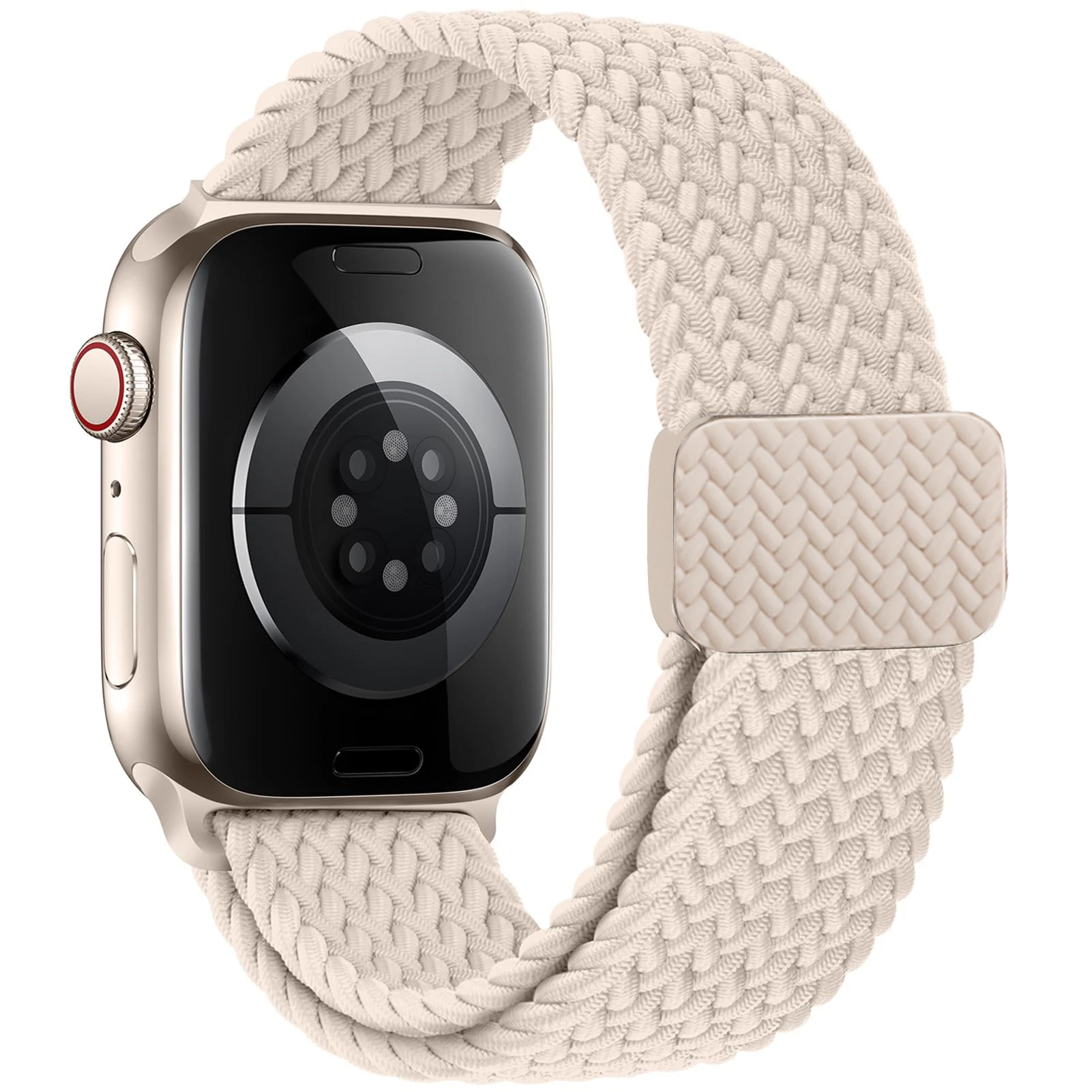 Apple Watch 밴드 용 땋은 스트랩 40mm 44mm 45mm 41mm 49mm 38mm Smartwatch 마그네틱 팔찌 iWatch 시리즈 10 se 7 8 9 Ultra 2