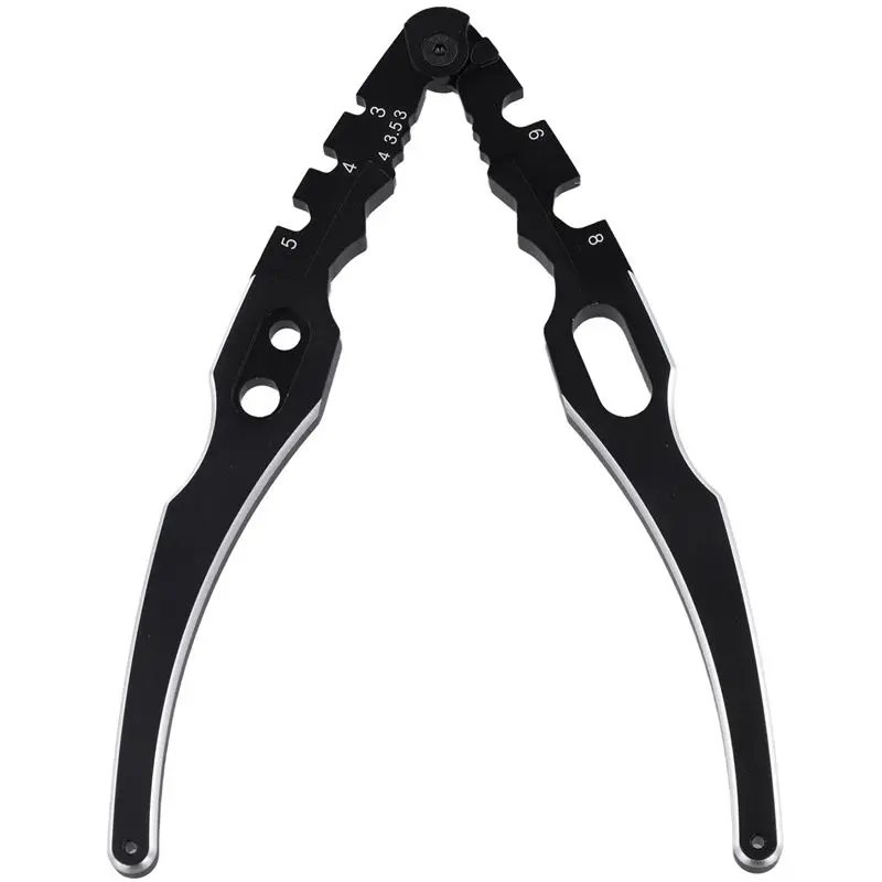 ABUM-Rc Car Multifunction Aluminum Alloy Shock Clamp Pliers Shock Assembly Disassembly Tool For 1/10 1/8
