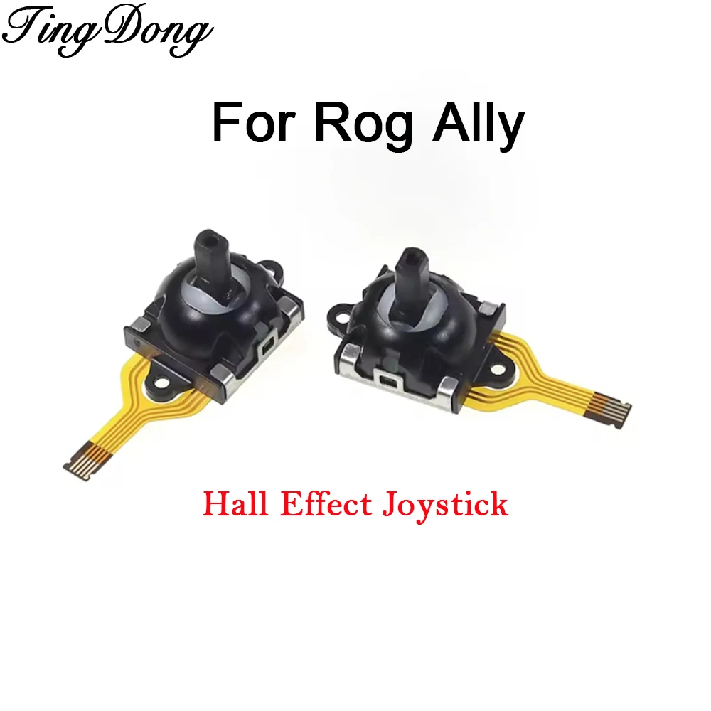 1/2 pçs 3d analógico efeito hall joystick para rog aliado gpd win3 console de jogo portátil polegar vara reparação sensor módulo acessórios