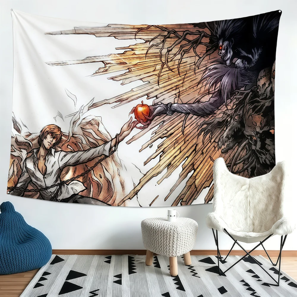 Anime Death Note Flagge Polyester-Banner Modische Flaggen für Party, Bar, Club, Außen- und Innenbereich, Wanddekoration, Banner, Geschenk für Fans – Detail 15