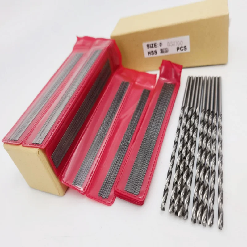 10/20 Stück Verlängerter Bohrer HSS Mini Gerader Schaft Spiralbohrer 0,5-3,2mm, Verlängerter Bohrer 60/80/100/120mm – Detail 22