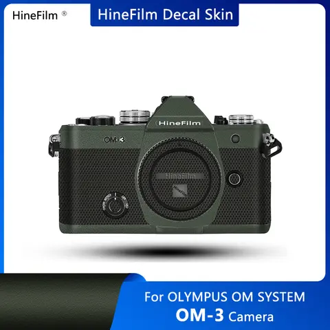 Olympus OM3 카메라 데칼 스킨 용 Hinefilm 스킨 Olympus OM-3 카메라 스티커 OM 3 카메라 보호대 용 O-M3 랩 커버 스티커