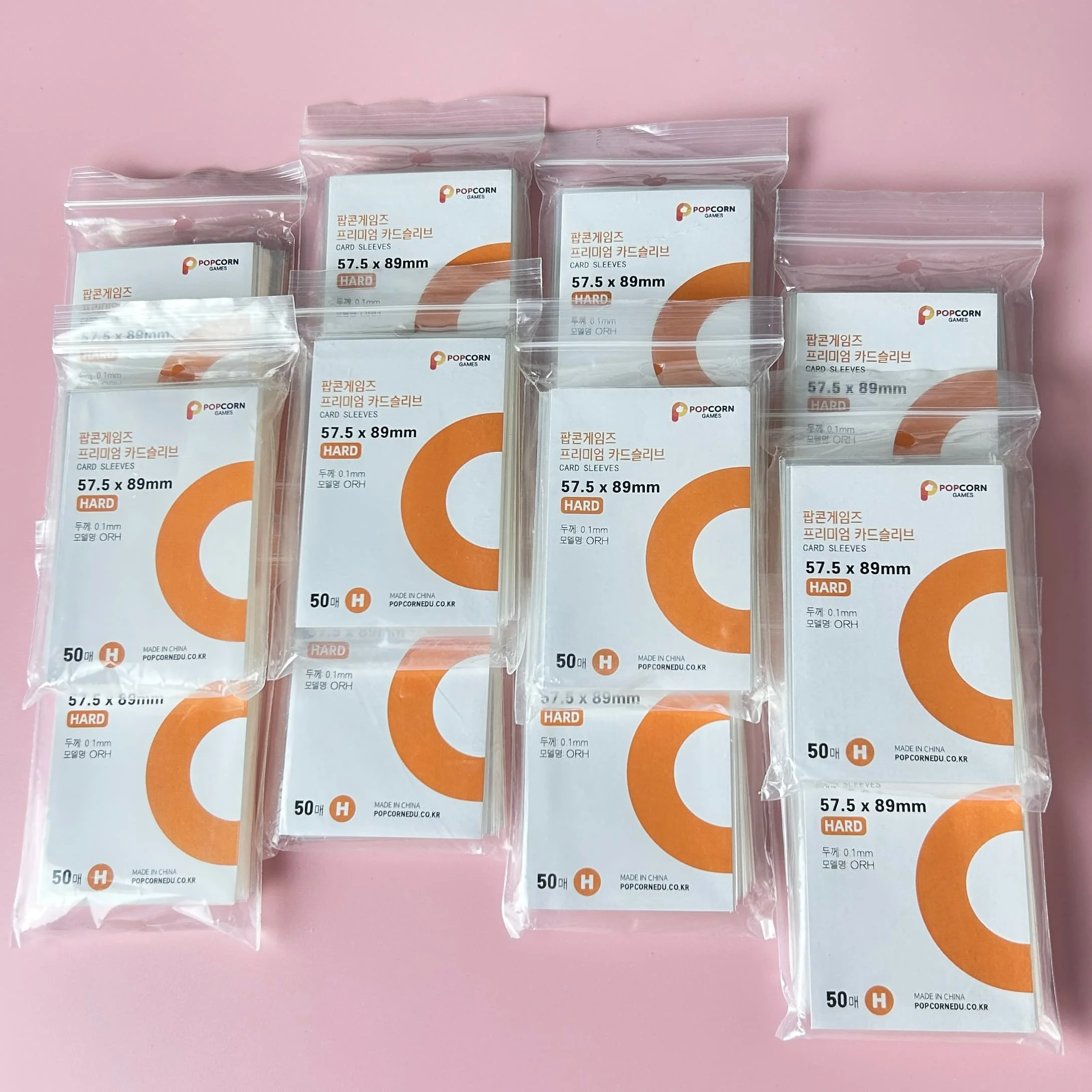50Pcs Korea Transparent Anti-scratch Card Sleeves HD Clear CPP Film Kpop Idol Popcorn Card Cover For Game Football Card Holder