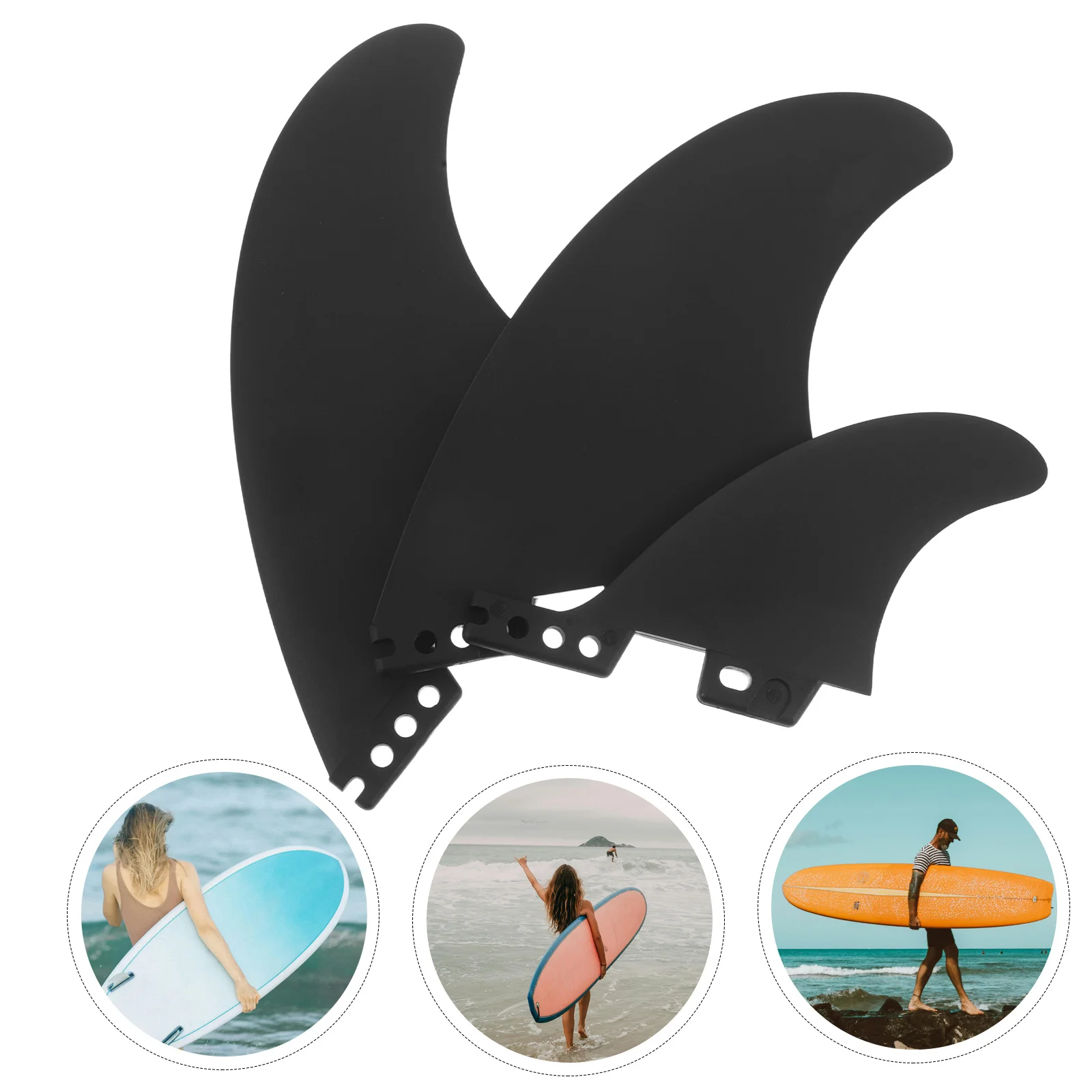 

1 set Inflatable Paddle Board Fin Replacement 5.4 Inch Universal Sup Stabilizer Fins For Stand Up Paddleboards Kayak Tracking