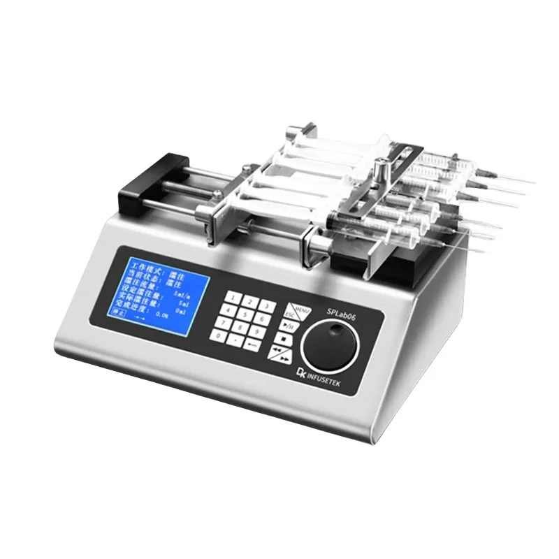 Laboratory Ordinary Injection Pump Basic Model 1-12 Channels Are Optional