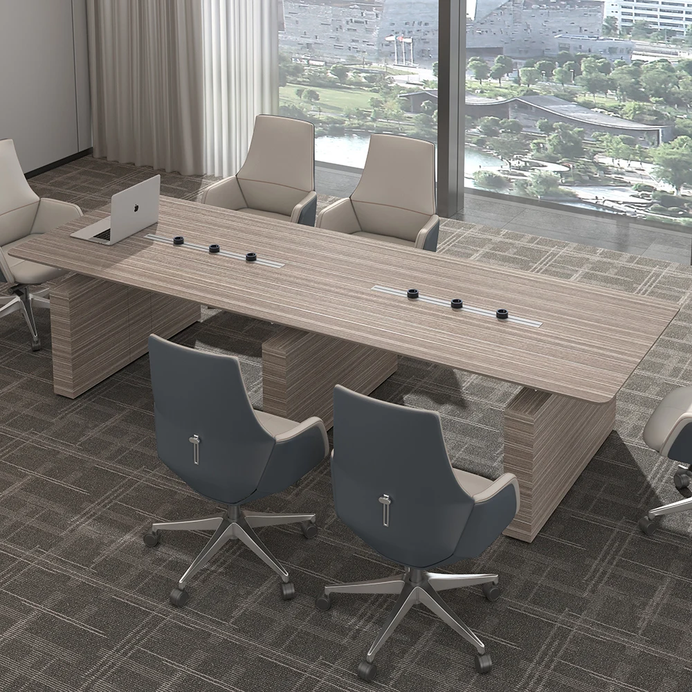 #New Arrival 2025 Best Selling Modern Boardroom Large Conference Table Panel Extendable  Office Meeting Table Hotel Use
