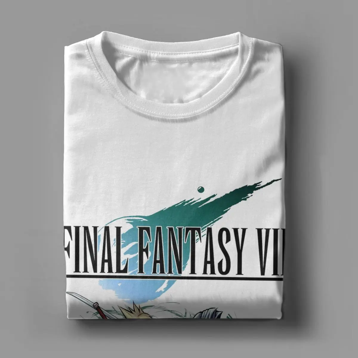 Summer Vintage Final Fantasy VII Collage for Men Women T Shirts Final Fantasy 7 Game Funny Tees T-Shirt Cotton Unique Clothing