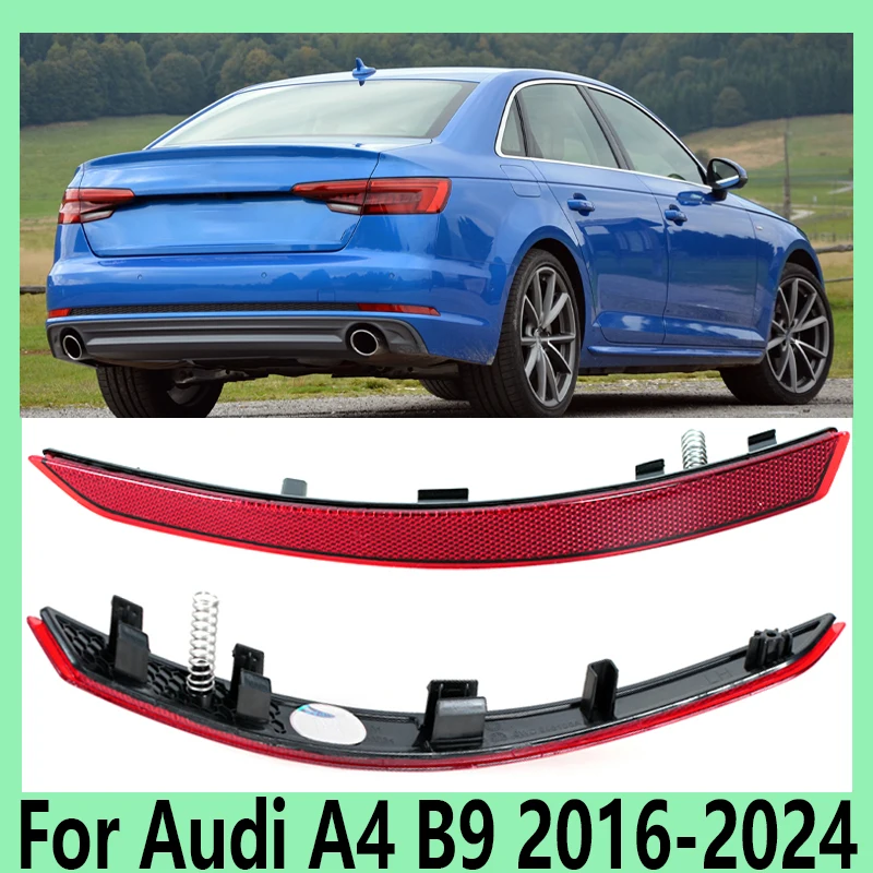

Для Audi A4 B9 2016-2024 автомобильные аксессуары, лампа заднего бампера, противовостовая лампа, сигнальная лампа 8WD945105A 8WD945106A