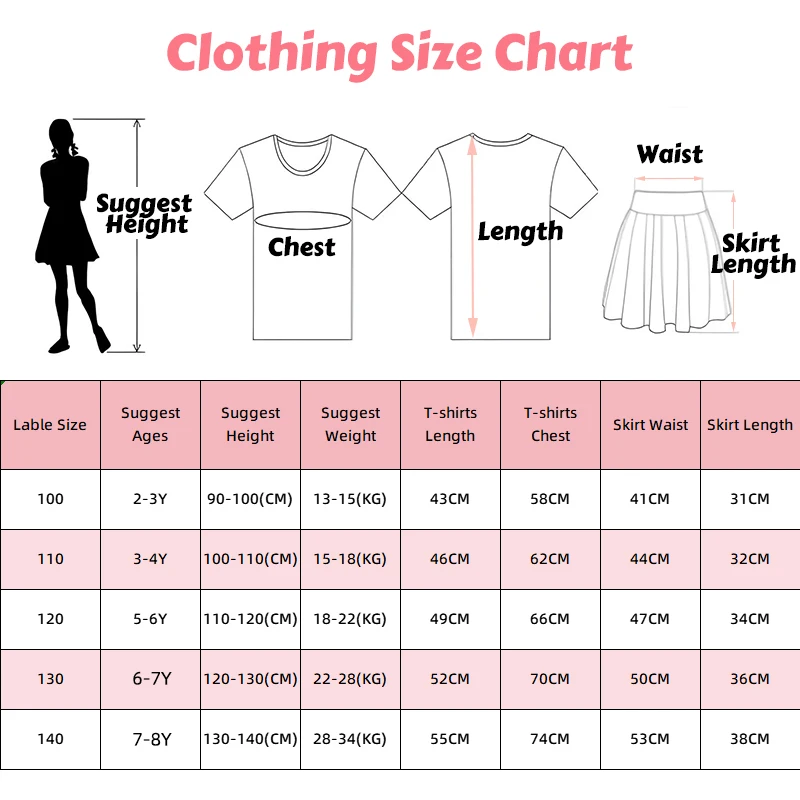 KPop Demon Hunters Kinderkleding T-shirt Meisje Outfit Cartoon T-shirt Tutu Rok Prinses Kleding Pak Kinderen Feestkleding Set