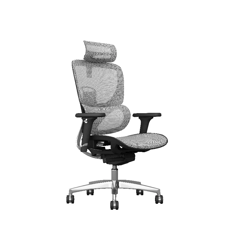 new ergonomic chair adjustable waist support chair, fish pattern mesh