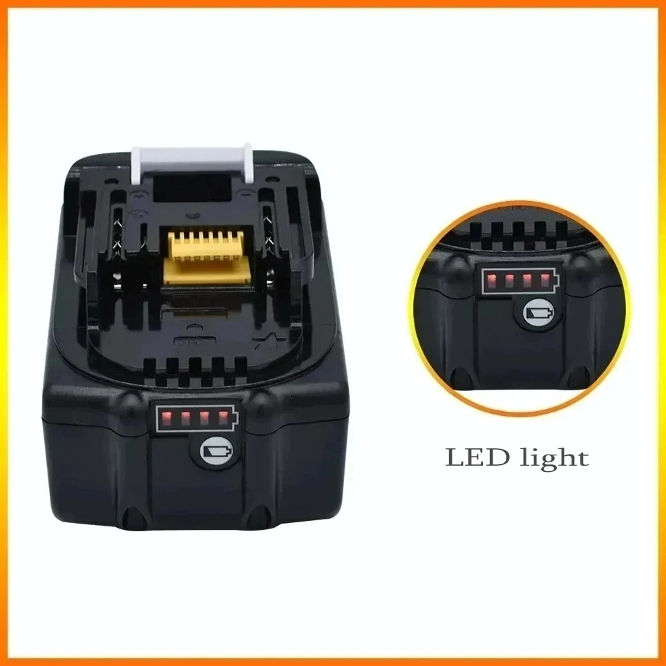 100% oryginalny 18V Makita 18V 5.0Ah akumulator z akumulatorem litowo-jonowym LED zamiennik LXT BL1860B BL1860 BL1850