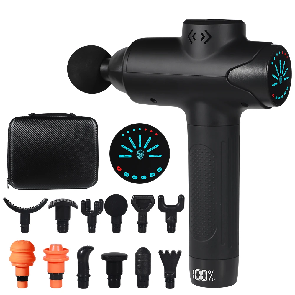 

Handheld Massage Gun, 30 Speed Touch Screen Percussion Muscle Massager, ABS Deep Tissue Massager, Sports Recovery Body Vibration