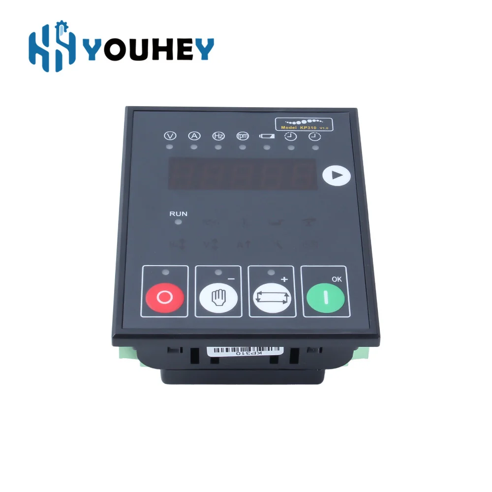 KP310 V1.0 8-16VDC Kipor Diesel Generator Controller Module Remote Start Stop Genset LED Digit Display Control Panel KP310V1.0