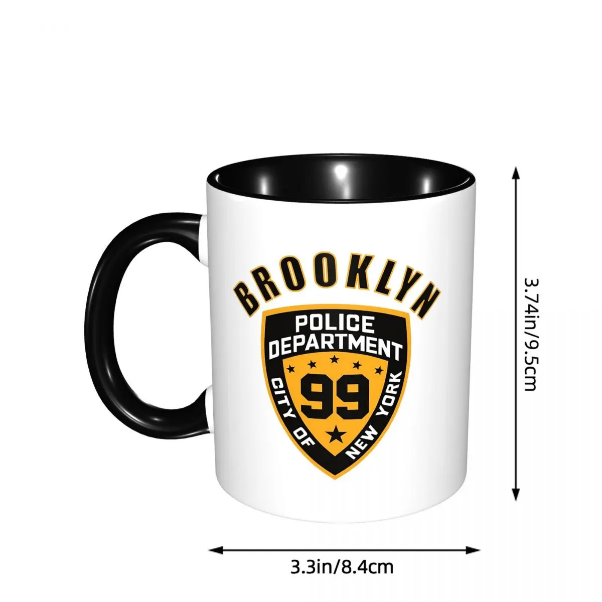 Brooklyn Nine Nine - 99th Precinct Mug Mug Funny Ceramic Coffee Cups Tea Mugs Milk Cup Drinkware Gifts for Friends