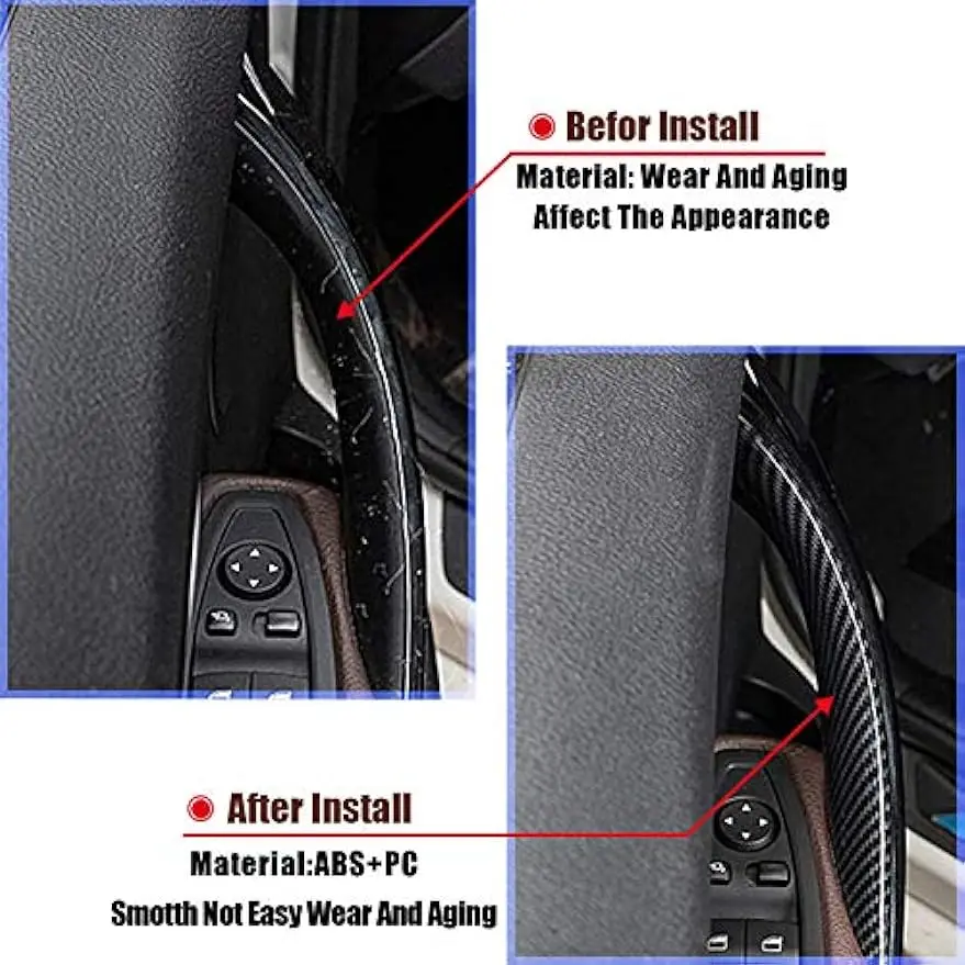 2PCS Door Pull Handle Covers  Driver Side & Passenger Side For BMW F30 F35 320i 320Li 328i 328Li 335i 335Li 428i, 435i F32/F36