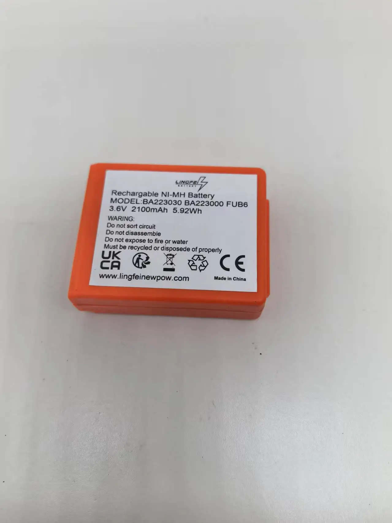 Replace Battery for HBC Wireless Power Crane 2100mAhRemote Control BA223030 3.6V  Ships within 2 days,delivery in 10–25 days