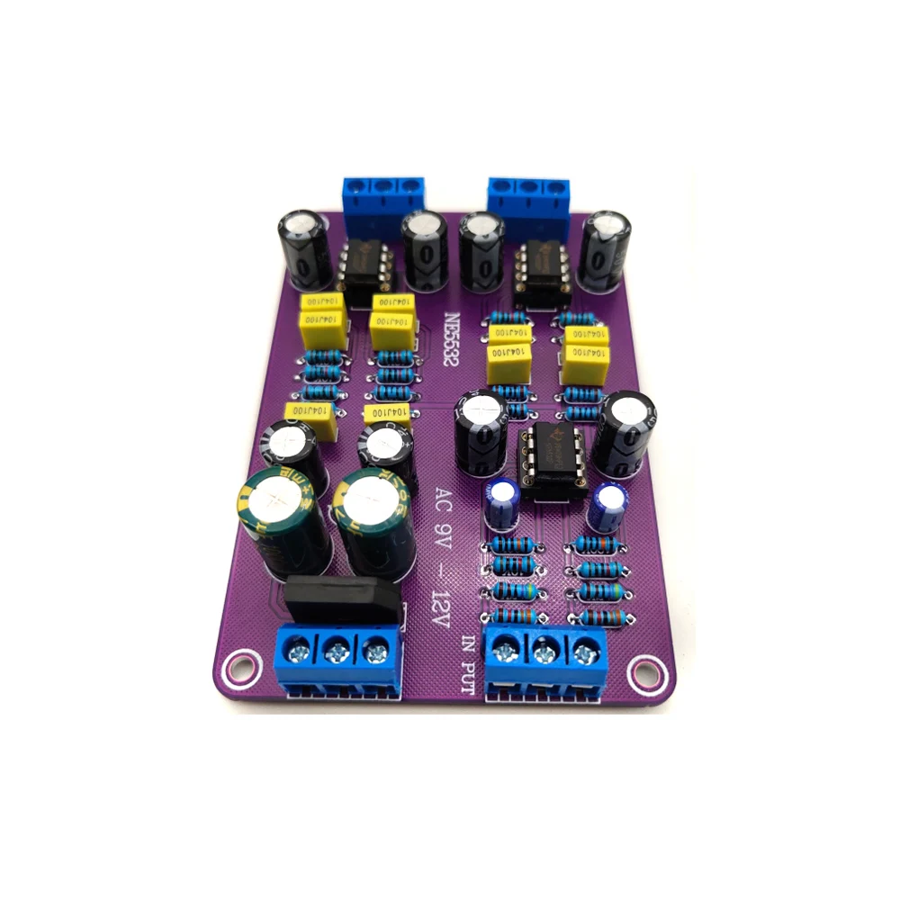 Linkwitz-Riley Active Crossover Electrical Frequency Dividing Network 2 ways for Audio preamplifier