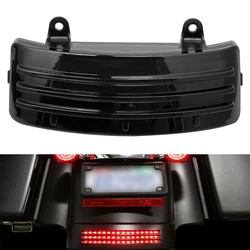 Motorcycle Smoke Tri-Bar LED Rear Tail Fender Tip Light For Harley Electra Street Road Glide 2014-2019