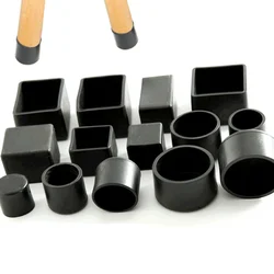 4 Pçs/set Preto Perna Da Cadeira Tampas Protetor Pés Meias Almofadas Móveis Mesa De Cobre Buraco Plugs Poeira Cobrir os Móveis Pés de Nivelamento