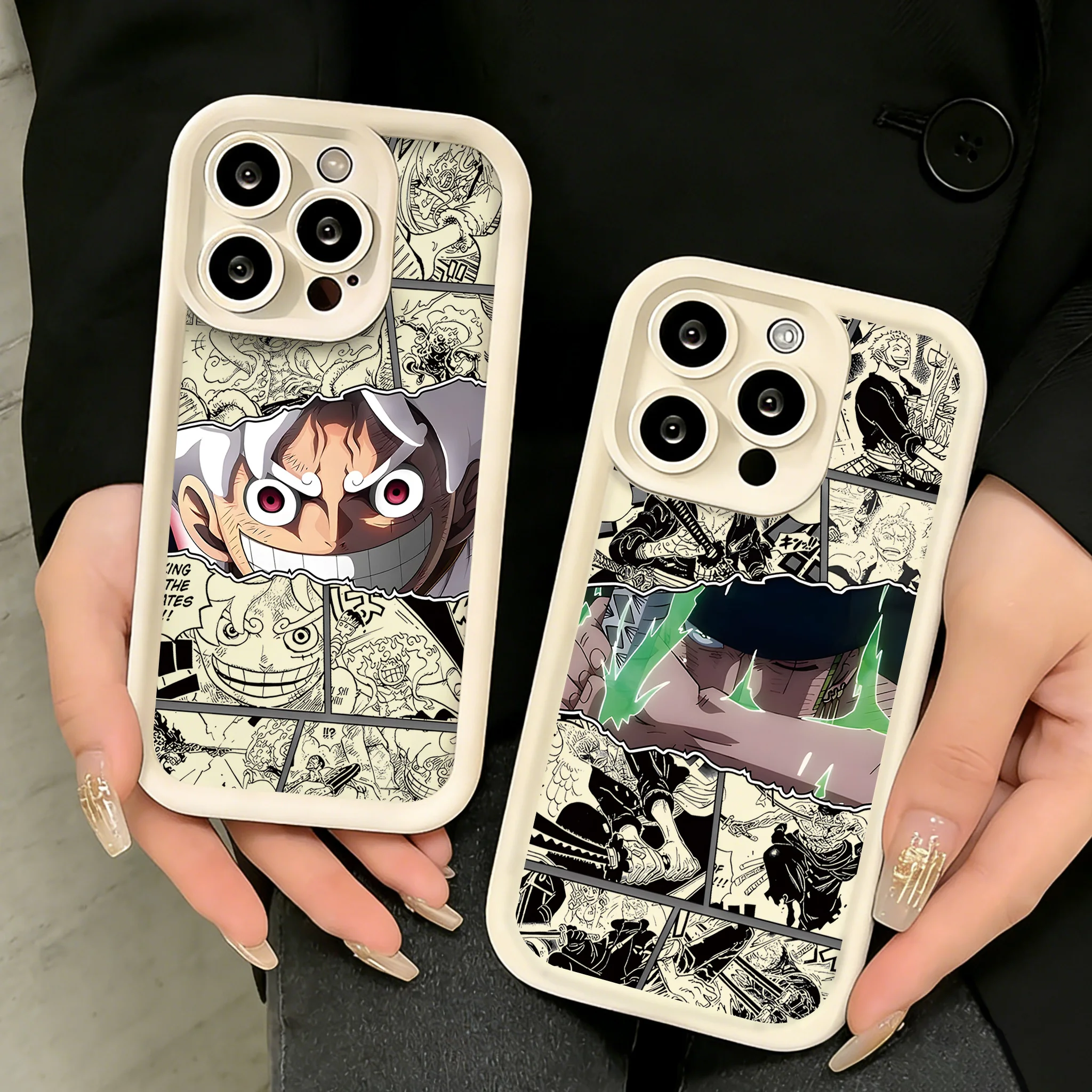 HOT Ones Pieces Luffys Zoros Phone Case For Samsung Galaxy A17 A07 A06 A26 A16 A06 A35 A15 A54 A34 A36 A24 4G 5G Soft Back Cover