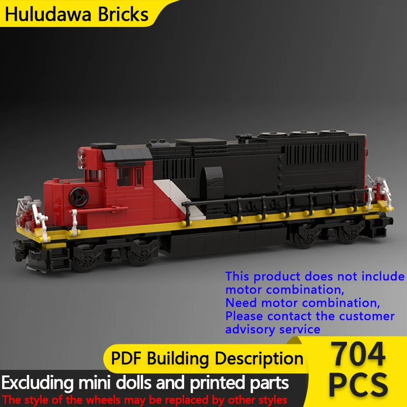 

Модель городского автомобиля MOC, строительные кирпичи SD60, дизельный электрический локомотив, модульная технология, детские праздничные подарки, сборные игрушки, костюм