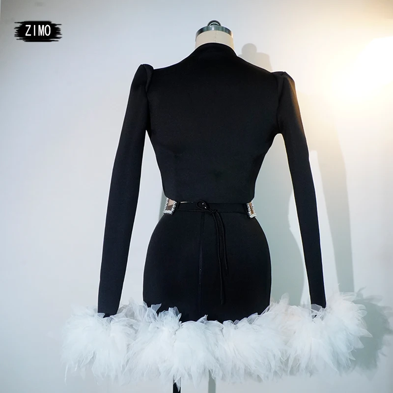 Nuovo stile vestito reggiseno diamante nero 3 pezzi moda party club DS abiti di compleanno per le donne performance sul palco costume drag queen