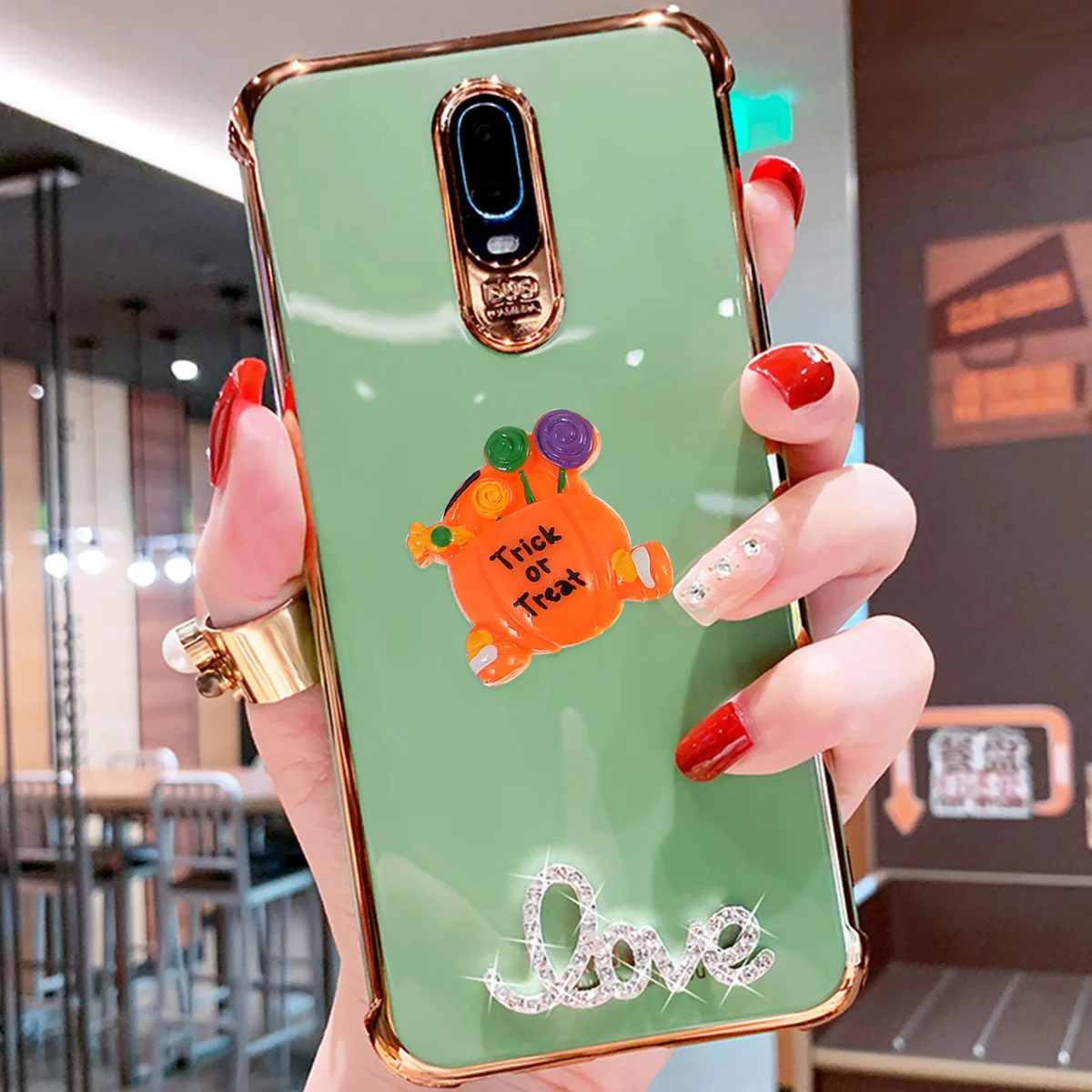 

20Pcs Halloween Resin Pumpkin DIY Candy Decorations Lightweight Handmade Materials for Mobile Case Hairpins Festive Decor