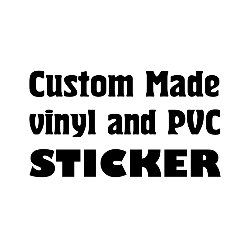 Custom made  sticker car stickers vinyl or PVC decal car auto stickers  car  bumper/rear window