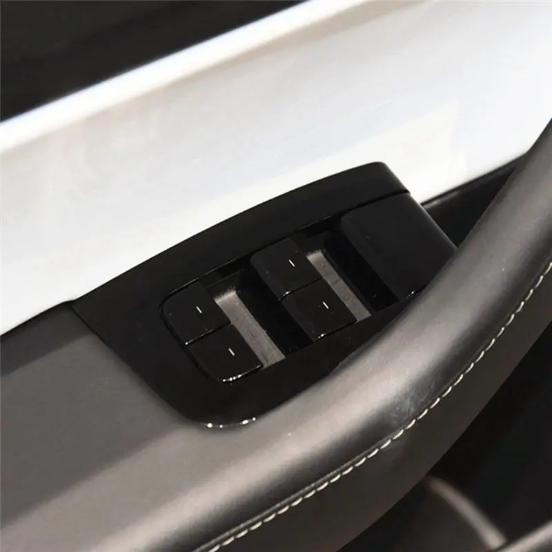 #34Y front window regulator switch,1082037 Power Car Window Control Switch for 2017-2022 Tesla Model 3 Y (black)