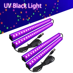 90 degree luminous black purple light, USB with switch, UV black fluorescent light, family gathering Halloween atmosphere USB