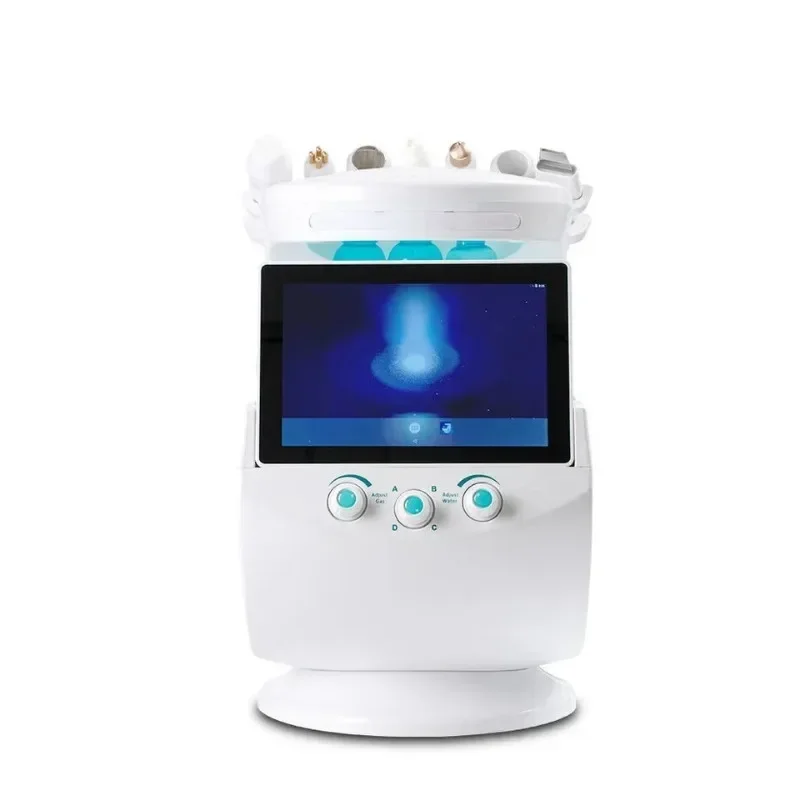 7 in1 Smart Ice Blue Skin Analysis Microdermabrasion Skin Management Aqua Facial Hydrodermabrasion Machine Factory customization