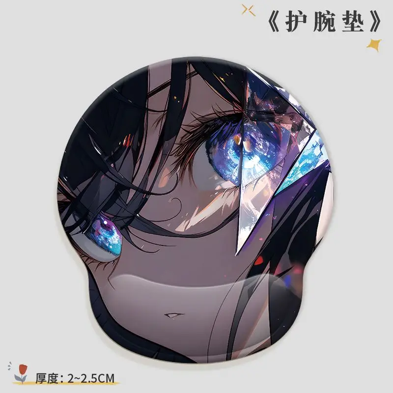 Hatsune Miku Anti-slip Office Mouse Pad Cute Cartoon Peripheral Sweet Personality Wristband Thickened Computer Keyboard Rest view 6
