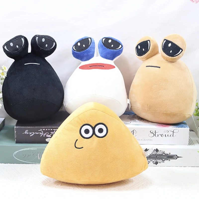 Hot Game My Pet Alien Pou Plush Toy Furdiburb Emotion Alien Plushie Stuffed Animal Pou Doll 22cm