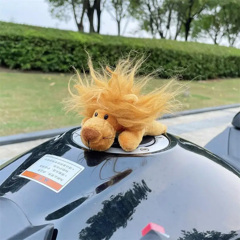 

Motorcycle Fuel Tank Cap Cute Doll Protective Sticker Electric Scooter Decoration Accessories Pendant Ornaments