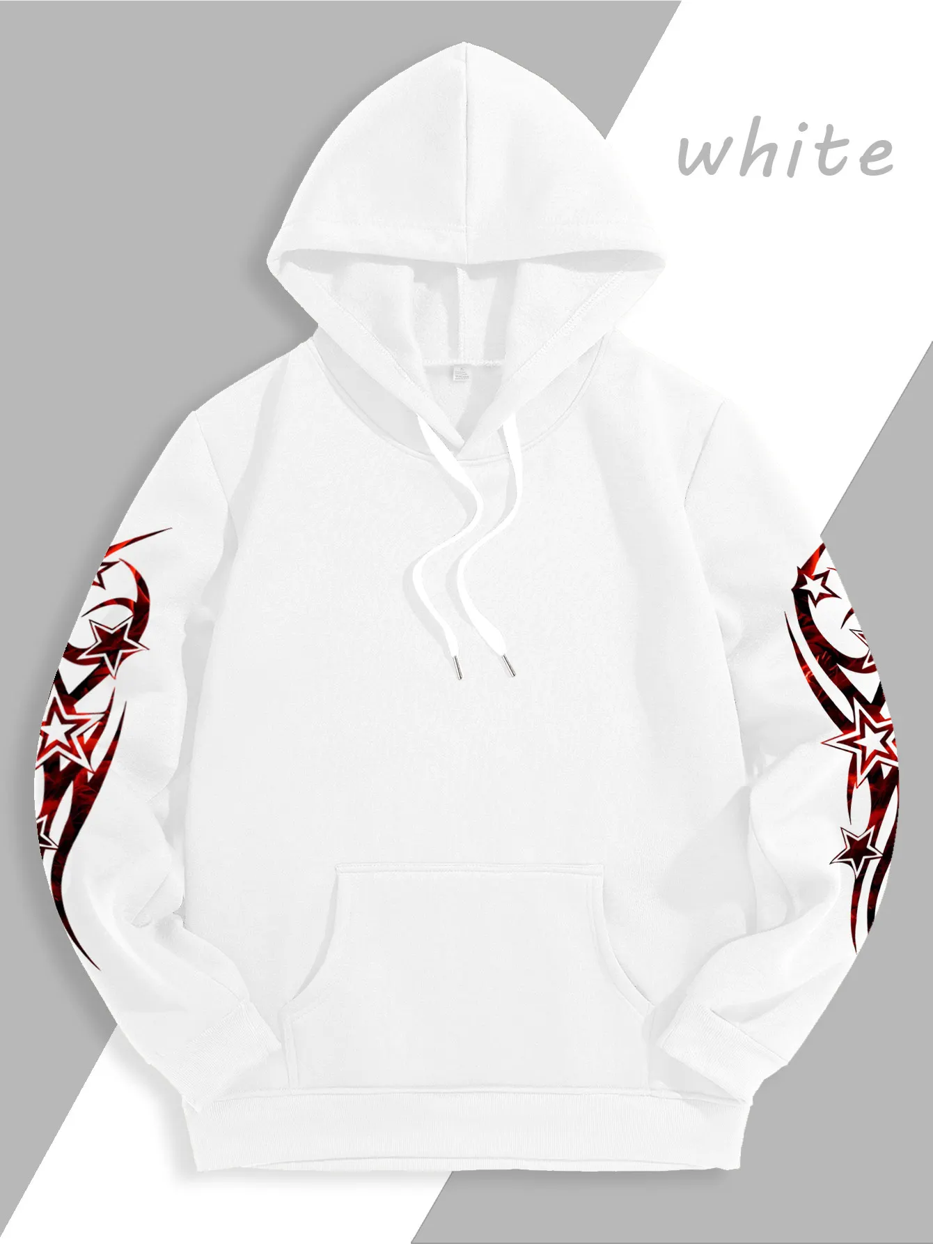 Men's fashionable magic print design for winter and autumn, providing warmth. A magical design for daily wear.