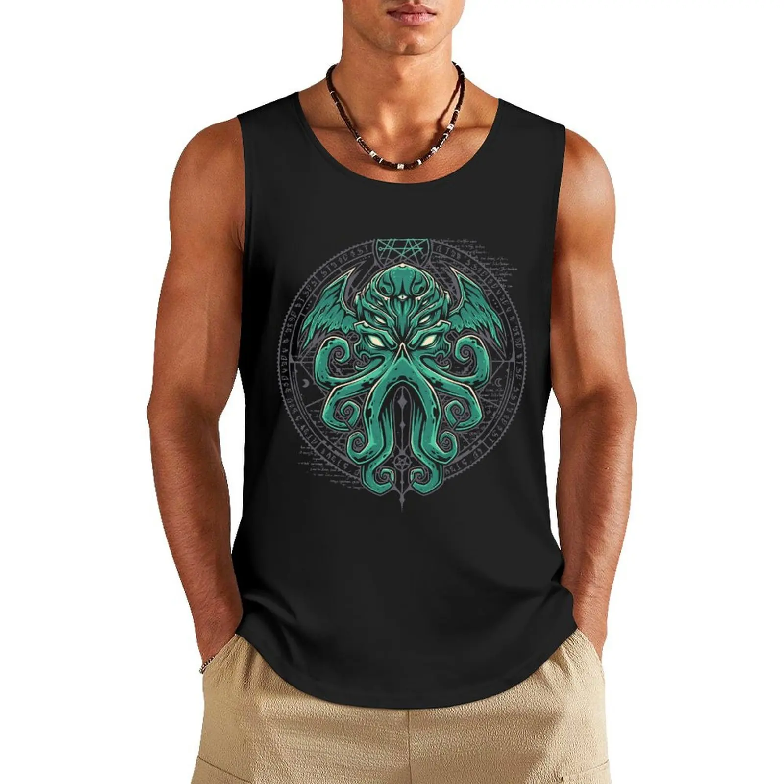

Great Cthulhu Tank Top sleeveless shirt man muscle t-shirt vest men