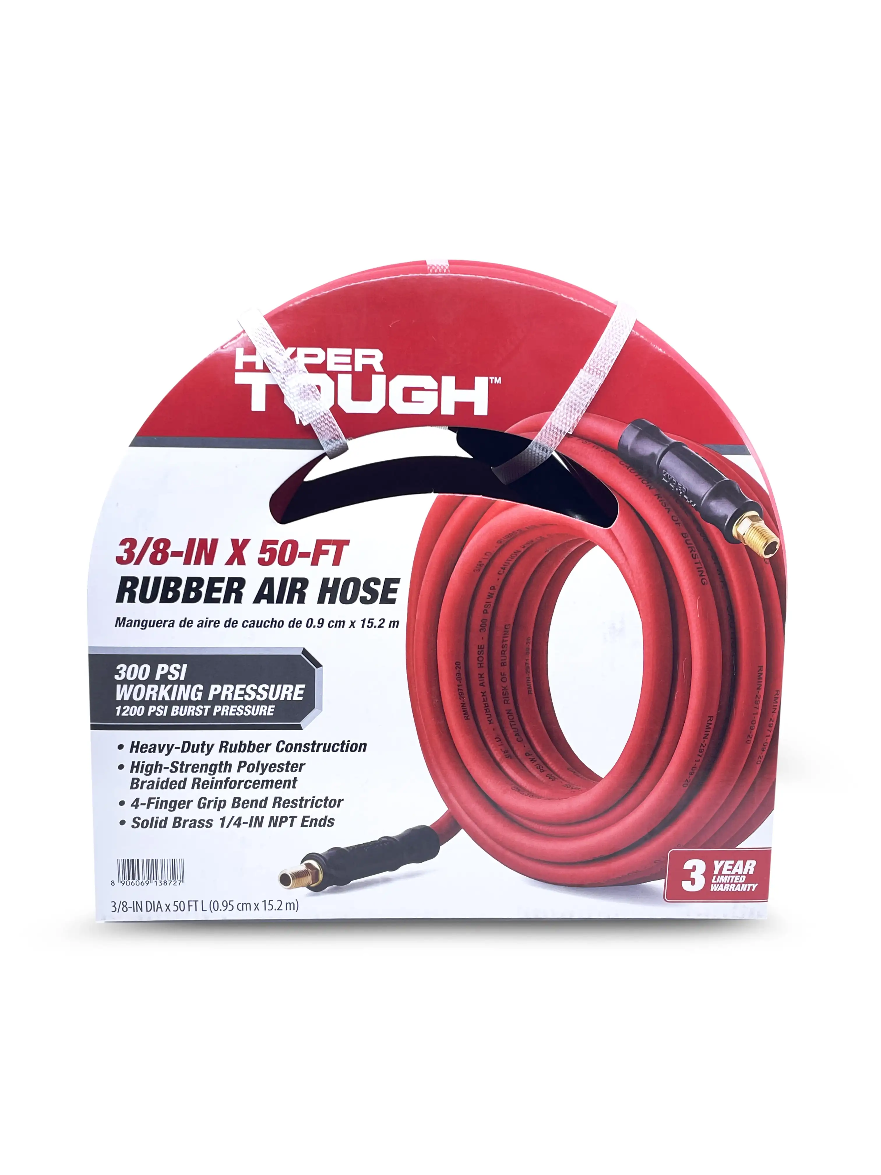 

Rubber Air Hose 3/8 X 50'