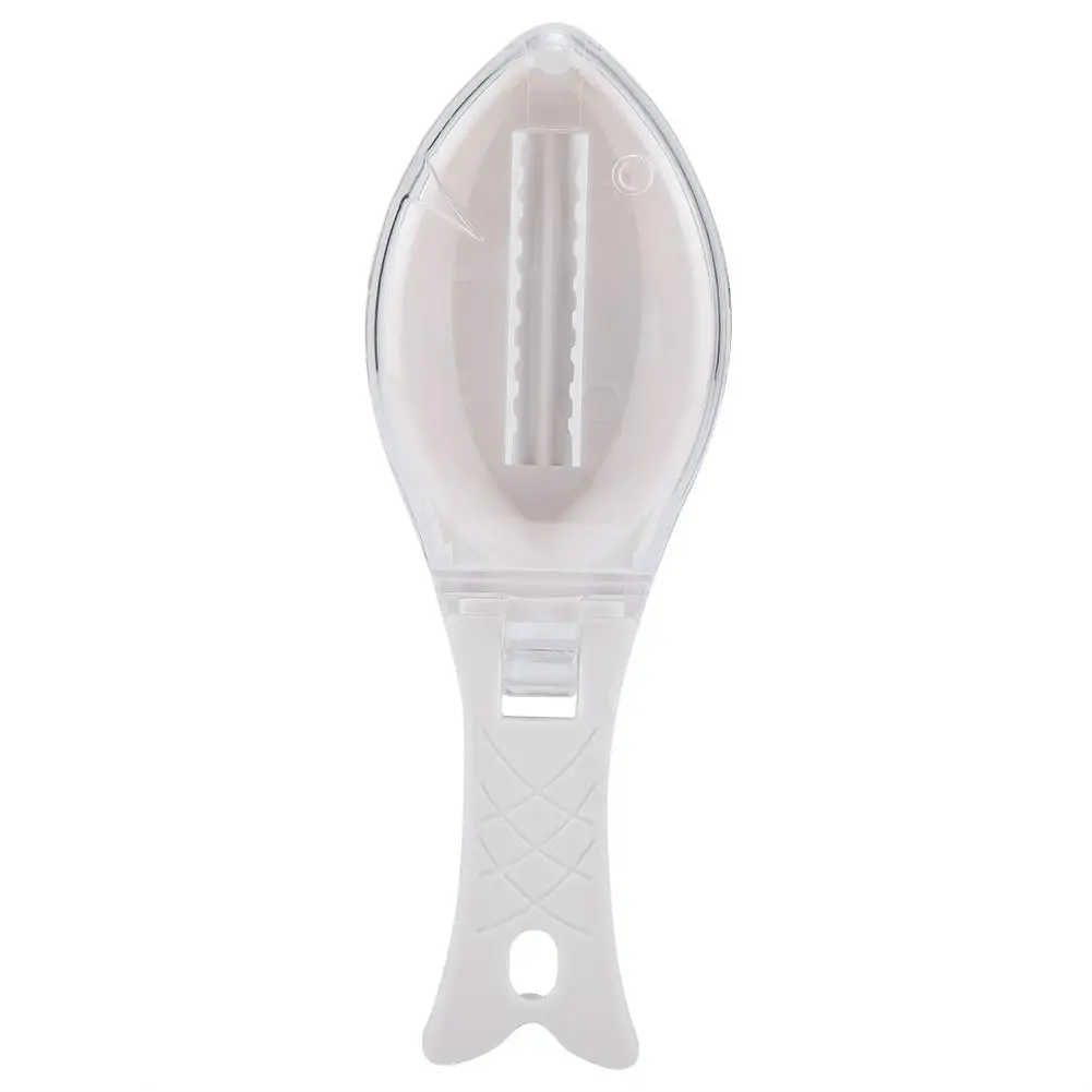 

Fast Fish Scale Remover Brush Plastic Scraper Knife Fishing Tool