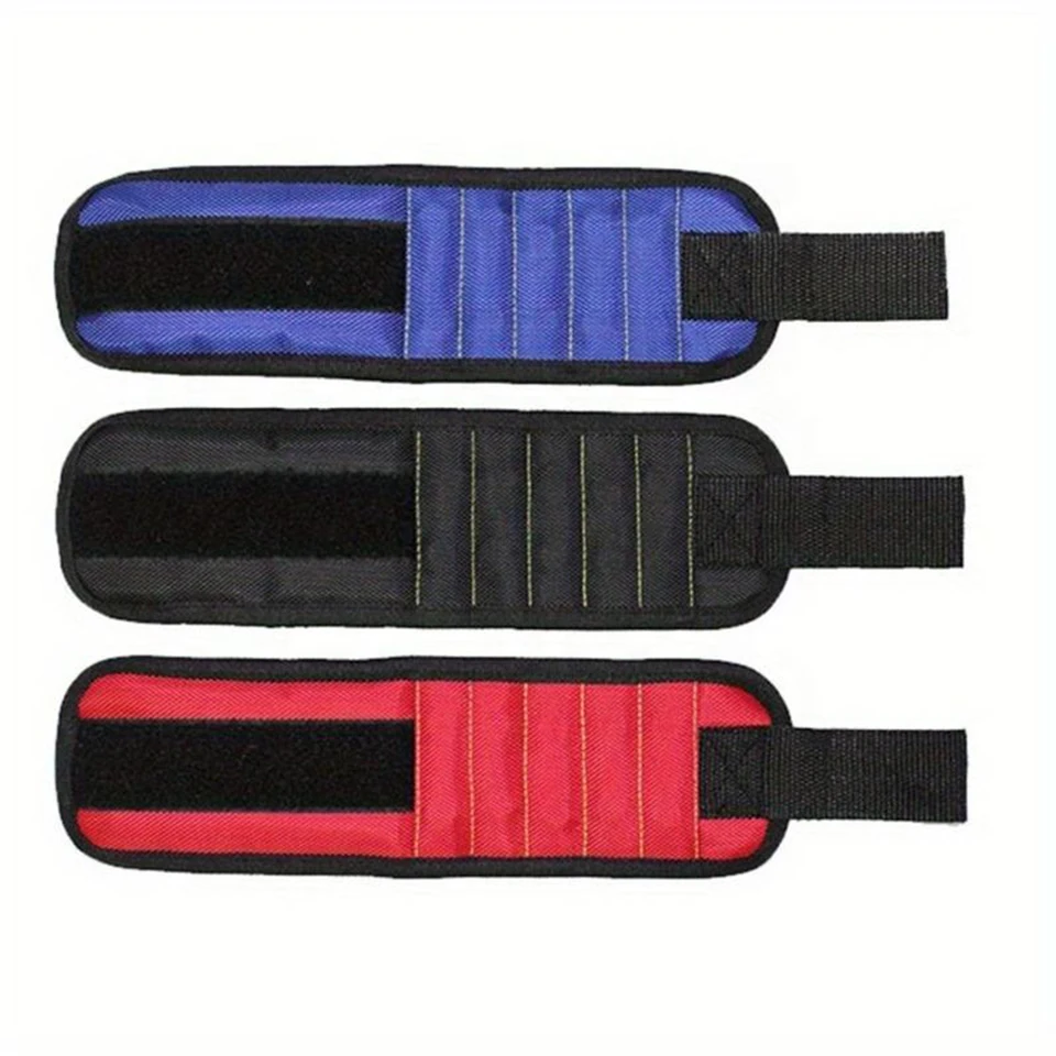 Strong Magnetic Wristband - Heavy Duty Tool Wrist Organizer to Securely Hold Screws, Nuts, Bolts & Small Metal Parts, Anti-Drop