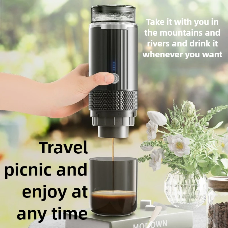 Multifunctional Wireless Electric American Coffee Machine KCUP Capsule Coffee Machine Car Home Outdoor Portable Coffee Machine