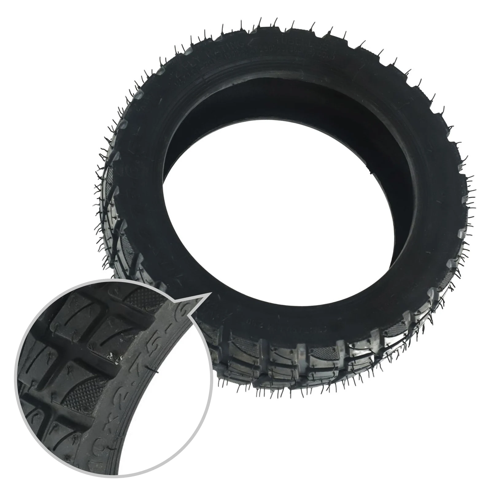 10 Inch Offroad Scooter Tire 10x2 70/2 75 6 5 Long Lasting Tubeless Rubber Tire with Automatic Repair Capability