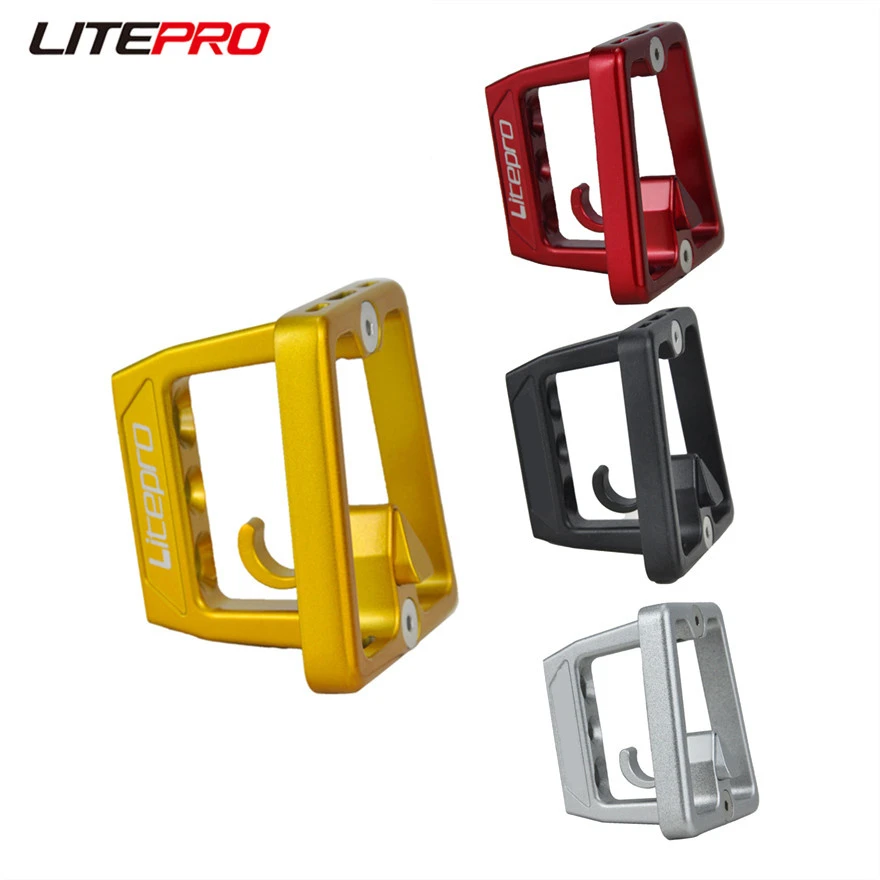 Litepro 3 Hole For Birdy Bike Folding Bicycle Split Pig Nose Pad For Brompton Front Shelf Carrier