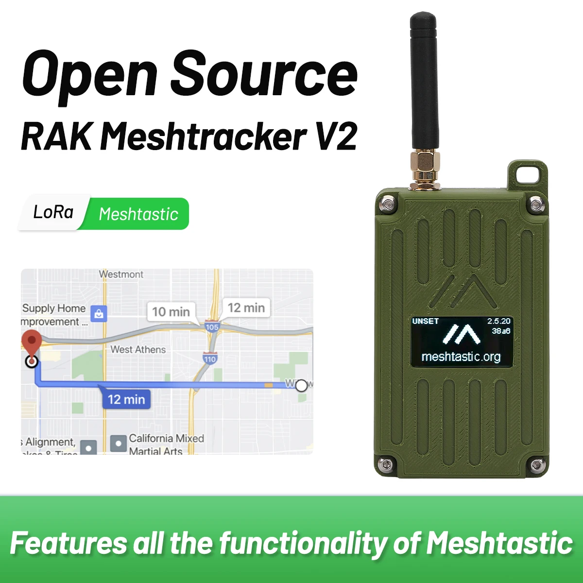 RAK LoRa Mesh Network WisMesh Pocket V2 con módulo WisBlock RAK4631, dispositivo meshtástico de baja potencia, repetidor de nudos LoRa