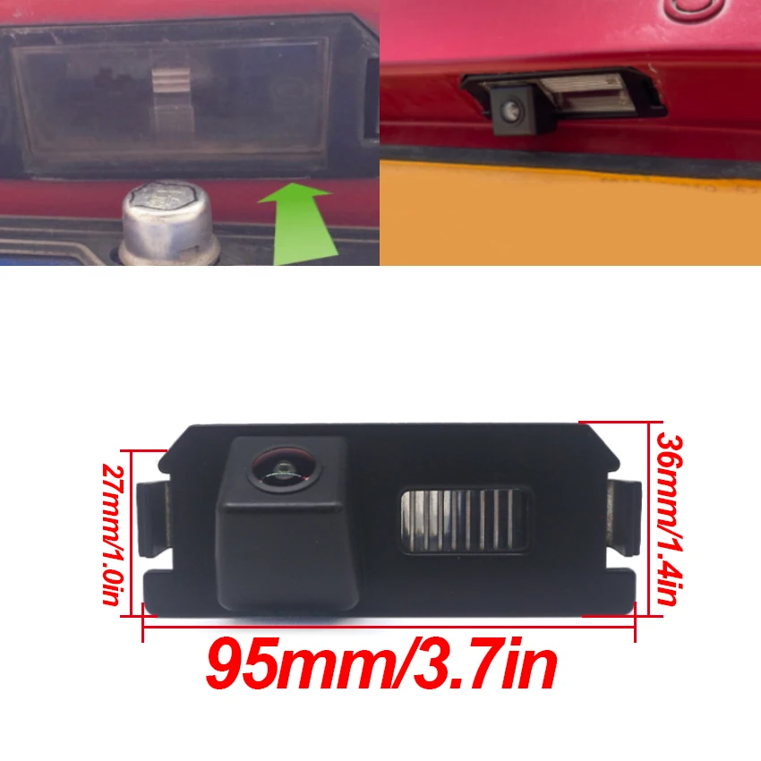 Special car Fish Eyes Night Vision Waterproof Car Reversing Back Up Camera CCD HD For Hyundai Elantra Touring 2007~2011 2012