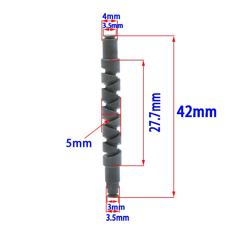 Aviation Aluminum 7075 Metal CNC Twist Shaf Half Moon Pin For DAIWA 2020 2025 RVOGA  Length 42 & 5mm Repair Accessories