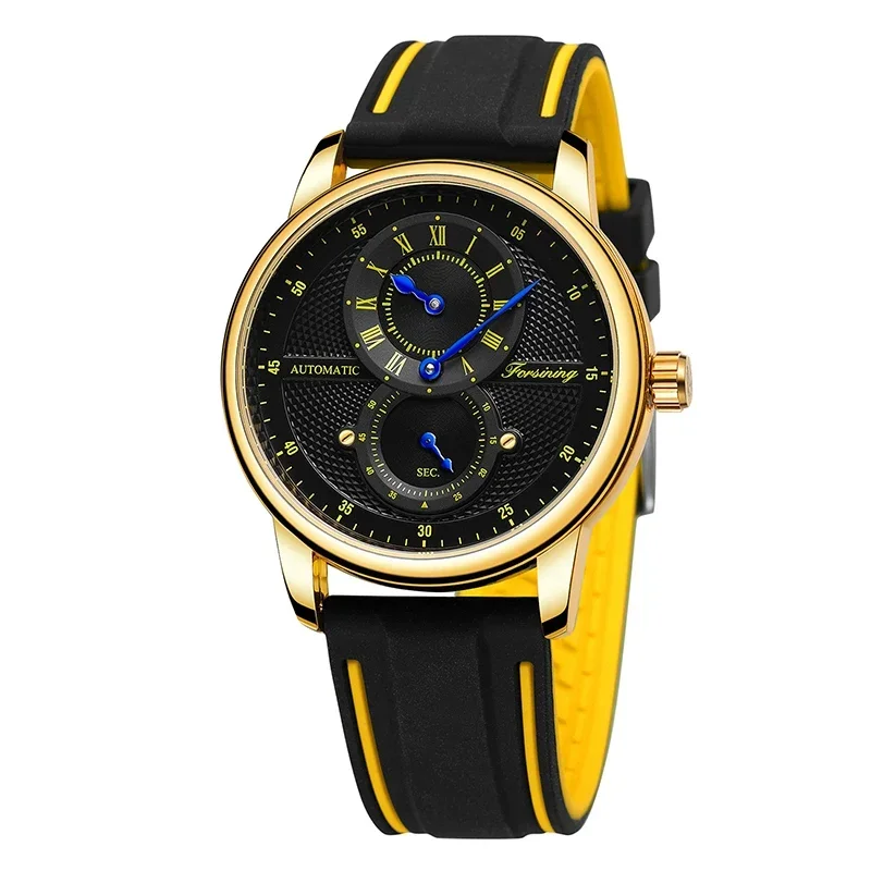 

High Quality Brand Men's Watch Waterproof Sapphire Mirror Surface Luminous Hollow Out Fully Automatic Mechanical Watch