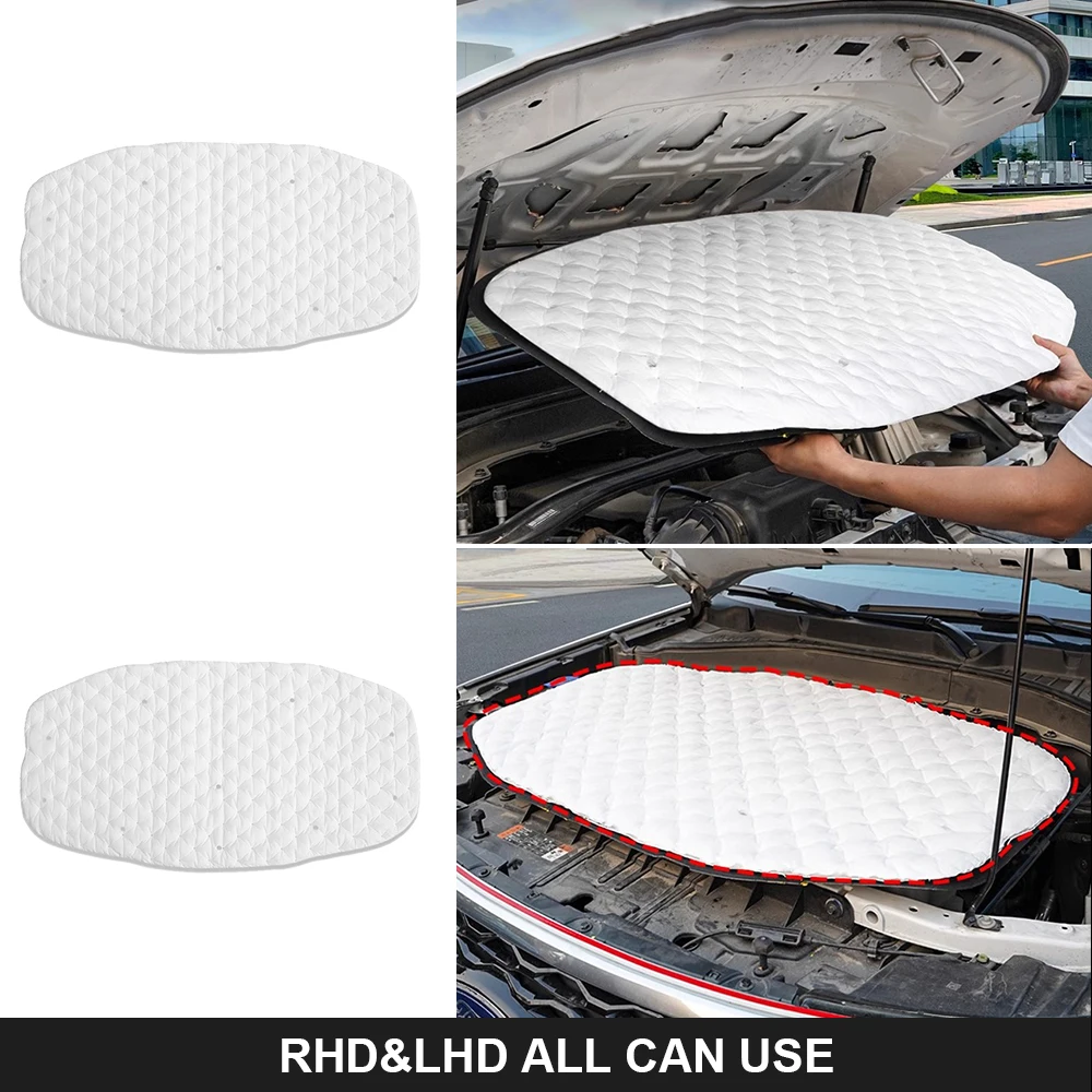 

Sound Heat Insulation Cotton Car Engine Hood Heat Insulation Sound Deadener Pad For Ford Explorer 2020 2021-2023 Accessories