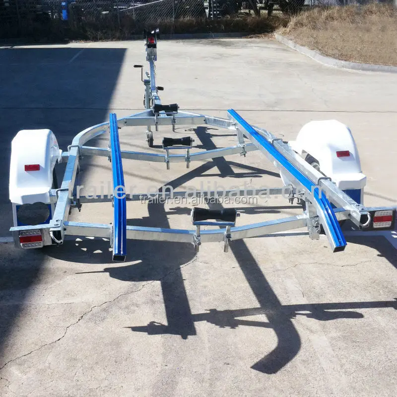 6.8m Hot Dipped Galvanized Jet Ski Boat Trailer Marine Watercraft Trailer view 5
