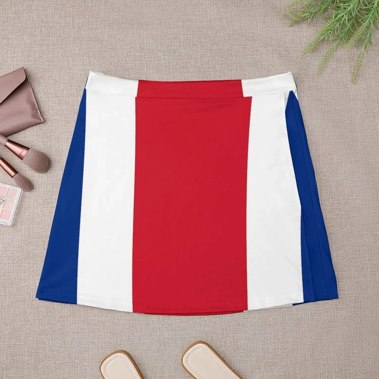 Kado, Stiker & Produk Bendera Costa Rican Rok Mini Gaun Wanita Rok Wanita Mewah